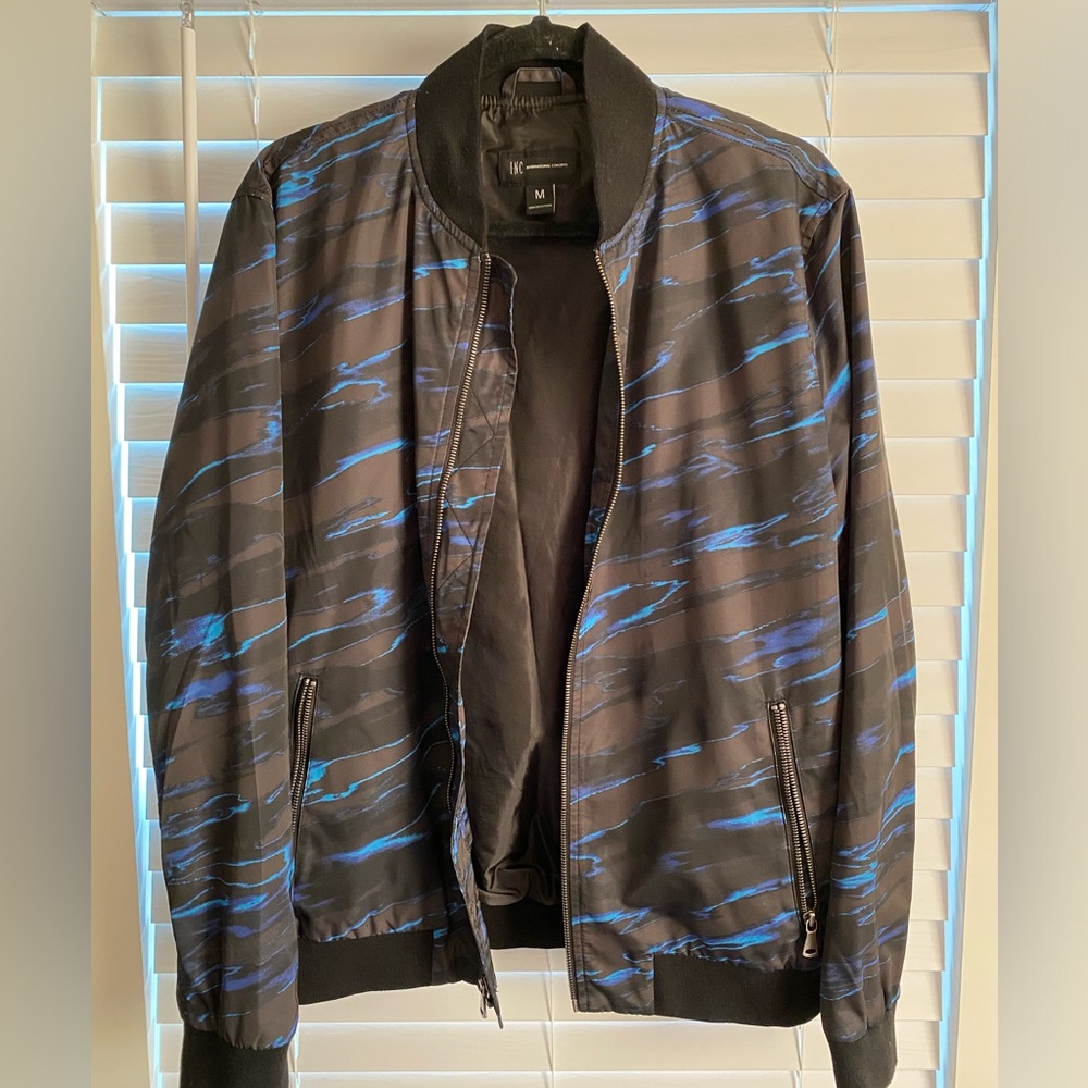 INC International Concepts Medium Bomber Jacket